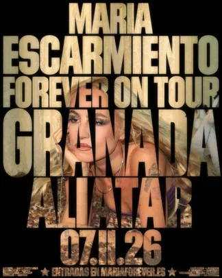 CONCIERTO MARÍA ESCARMIENTO - GRANADA - SALA ALIATAR - SÁBADO 7 DE NOVIEMBRE