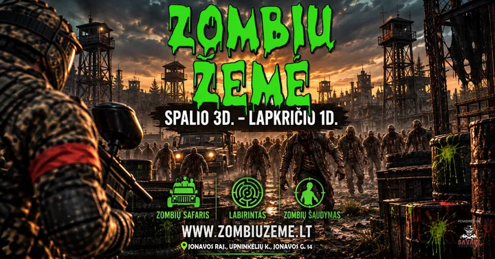 Helovyno parkas ''Zombių Žemė''