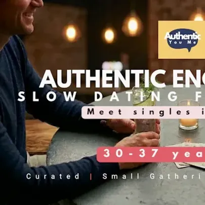 For Singles tired of dating apps. Real connection in real life. [30-37 year olds]
