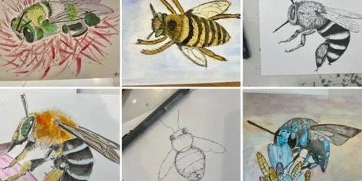 Backyard Bee Art