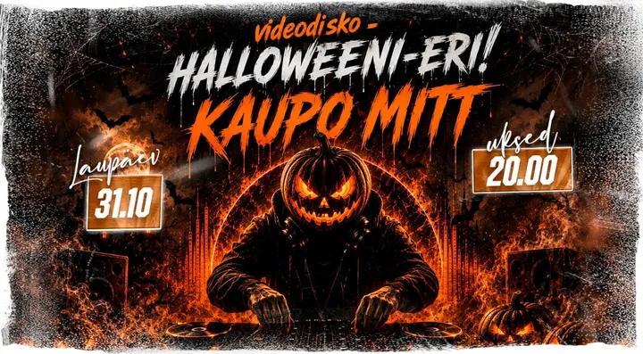 ★ VJ Kaupo Mitt ★ Halloweeni ERI! ♫ | Tartu Aleksander | 31.10.2026