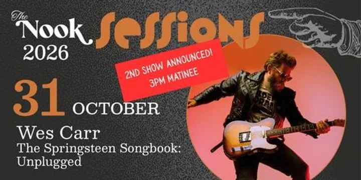 Wes Carr - The Springsteen Songbook: Unplugged 3pm Matinee