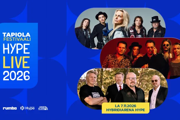 Hype Live pikkujoulut: Popeda, Dingo, Leavings Orkesteri