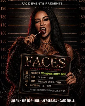 FACES HALLOWEEN EDITION