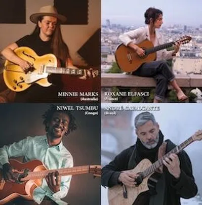 Nacht der Gitarren - 10jähriges Jubiläum! - feat. Minnie Marks, Roxane Elfasci, Niwel Tsumbu, Andrè Cavalcante