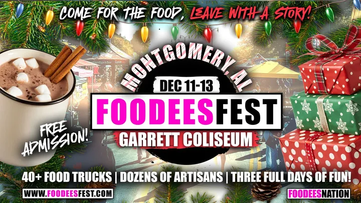 Montgomery, AL Foodees Fest Holiday Event