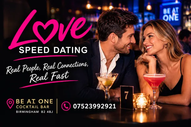 Speed Dating Singles Night Birmingham ages 20's & 30's