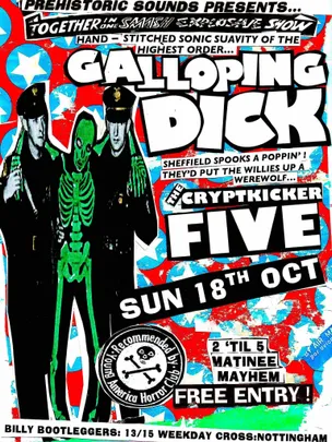 Prehistoric Sounds Presents: Galloping Dick + The Cryptkicker Five
