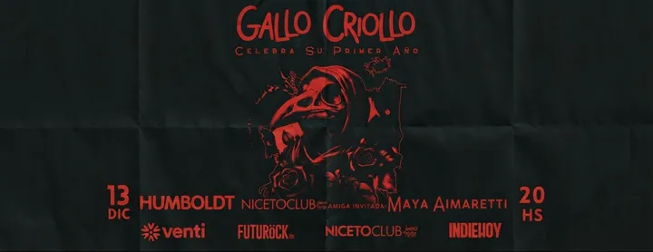 Gallo Criollo celebra su 1er año en Humboldt | Niceto Club