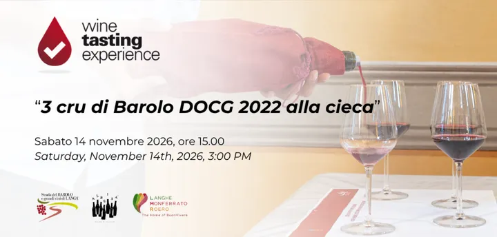 Wine Tasting Experience® | 3 cru di Barolo DOCG 2022 alla cieca