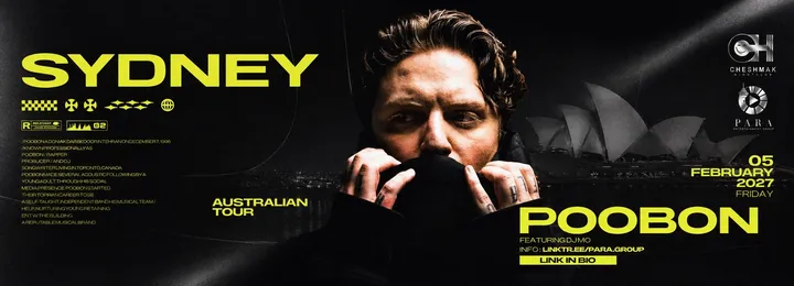POOBON LIVE IN SYDNEY | AUSTRALIA TOUR 2027