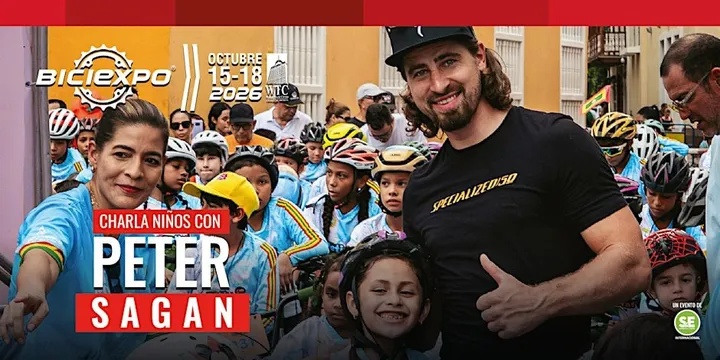Peter Sagan Charla con Niños