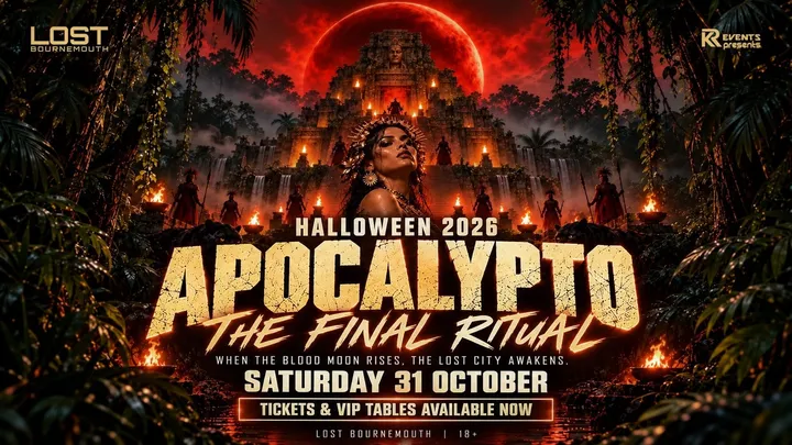 APOCALYPTO — THE FINAL RITUAL HALLOWEEN SPECIAL  @ Lost Bournemouth