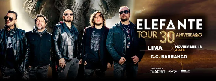 Concierto Elefante "30 Aniversario Tour"