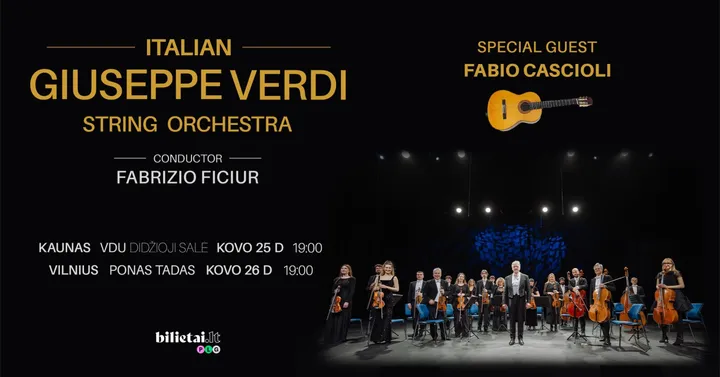 (Perkeltas) Italian Giuseppe Verdi String Orchestra | Kaunas