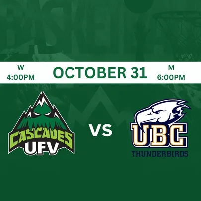 Saturday | Cascades Basketball vs UBC