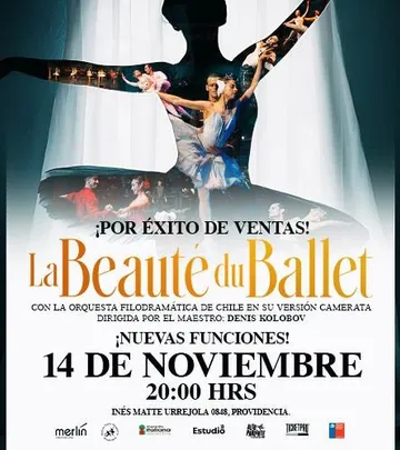 LA BEAUTE DU BALLET 20:00 HRS - SANTIAGO