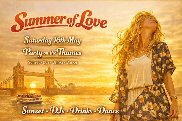 Get Ready to Groove: The Summer of Love London Boat Party! - last tickets