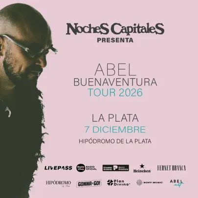 ABEL PINTOS presenta Buenaventura Tour en el Hipódromo de La Plata