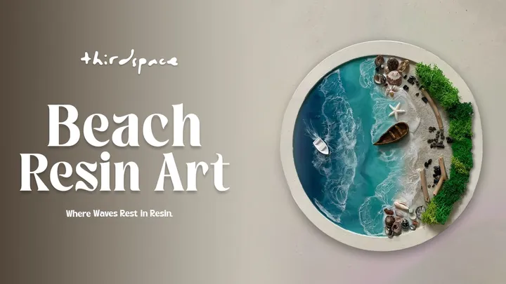 Beach Resin Art