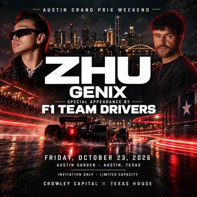ZHU × GENIX: Draftkings The Austin Grand Prix F1 Experience Along with An F1 Racing team