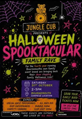 Jungle Cub presents - Halloween Spooktacular