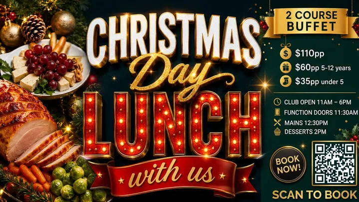 2 Course Christmas Lunch at Katoomba RSL CLub