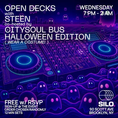 Open Decks with CitySoul Bus - Halloween Edition