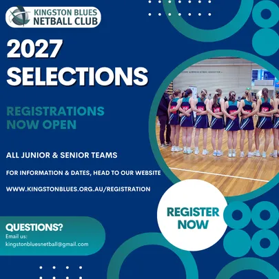 Kingston Blues Netball Club Selections 2027