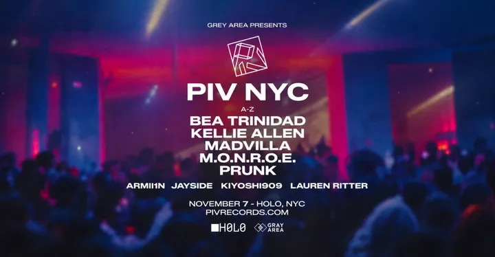 PIV Records w. Prunk + Kellie Allen, MADVILLA, & More