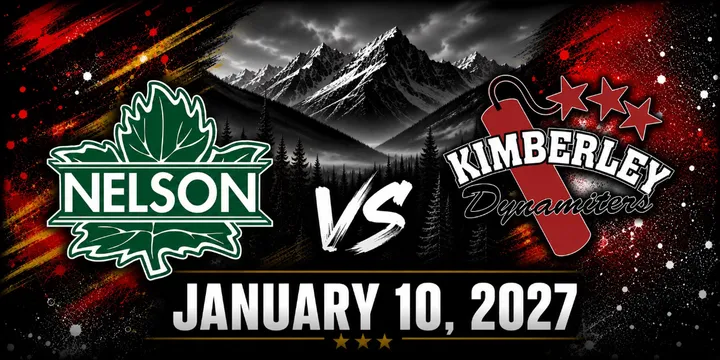 Nelson Leafs @ Kimberley Dynamiters