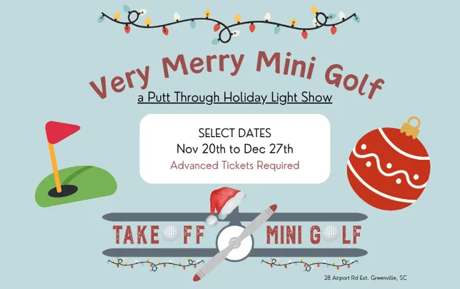Holiday Putt Through Light Show