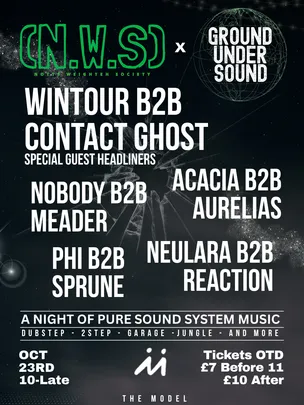 Weighteh X Ground Under Sound - WINTOUR B2B CONTACT GHOST, PLUS MORE