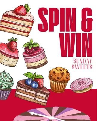 Spin & Win x Sunday Sweets
