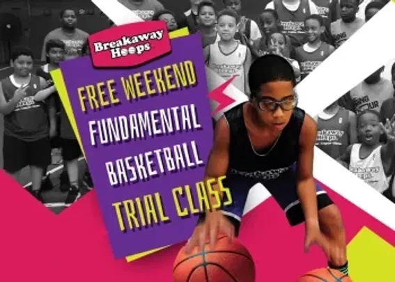 Free Weekend Fundamental Basketball Trial Class Youth Ages 5-7 (Saturday)