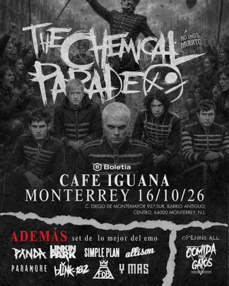 Tributo My Chemical Romance + Emo Night