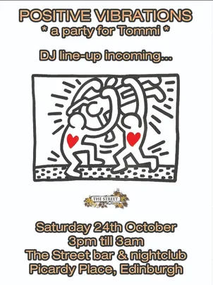 Postive Vibrations: A Party for Tommi
