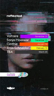 REFLECTED presents Voltaire, Mångata Projekt & Spania