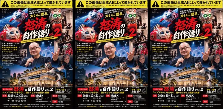 トークイベント「ヤノベケンジ ー怒涛の自作語り vol.2」
