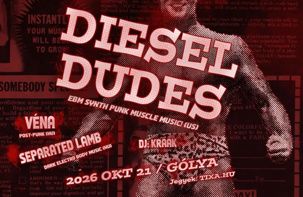 Diesel Dudes (US) + Véna, Separated Lamb, DJ Kraak