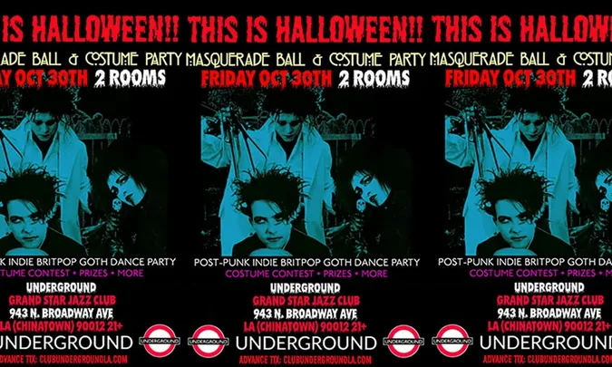 This Is Halloween! Club Underground 2 Floor Party!