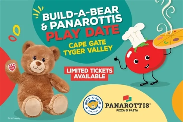 BUILD-A-BEAR X PANAROTTIS CAPE GATE PLAY DATE - 12H00 - 13H30