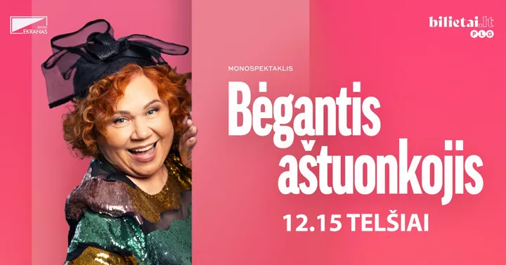 PREMJERA! Monospektaklis ''BĖGANTIS AŠTUONKOJIS'' | Telšiai