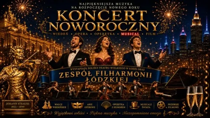 Koncert Noworoczny - Od Straussa aż po największe przeboje filmowe