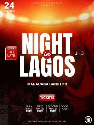 NIGHT IN LAGOS JHB