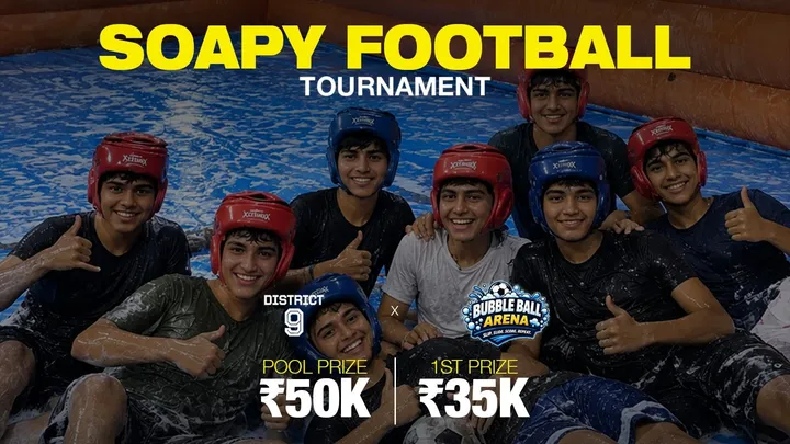 Soapy Football Tournament at D9