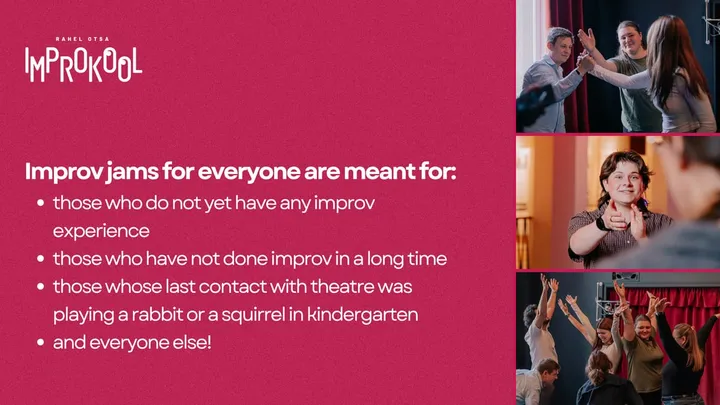 Improv Theatre Jams for Everyone!