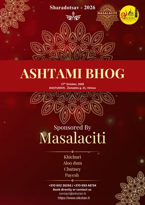 Durga Puja 2026 - Ashtami Bhog