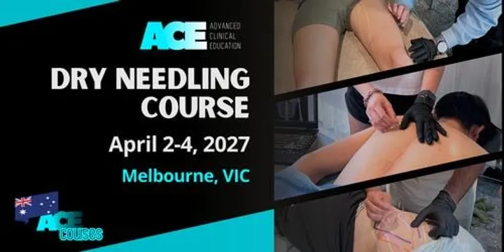 Dry Needling Course MELBOURNE VIC (2-4 APR 2027)