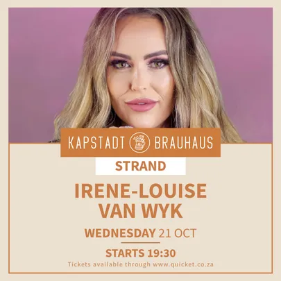 Irene-Louise van Wyk live by Kapstadt Brauhaus Strand